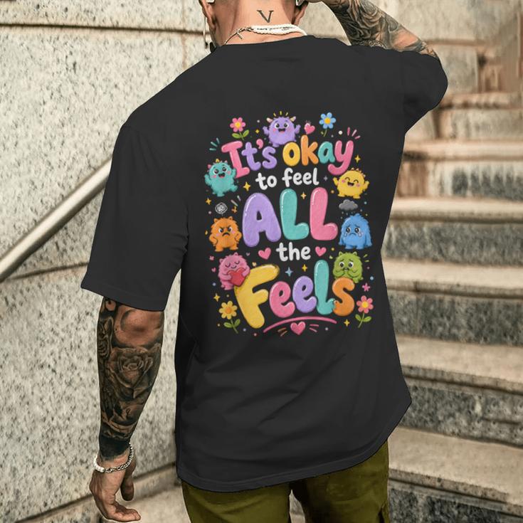 すべてが愛らしい感情的な認識を感じても大丈夫です メンズTシャツ バックプリント 彼への贈り物