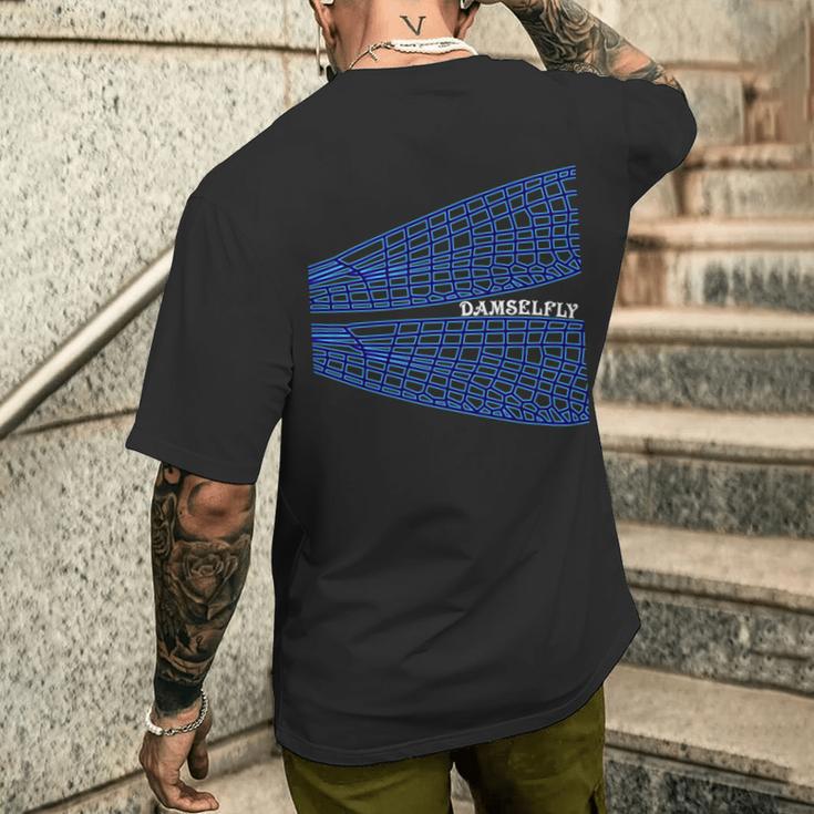 とんぼ トンボ イトトンボ 長袖tシャツ メンズTシャツ バックプリント 彼への贈り物