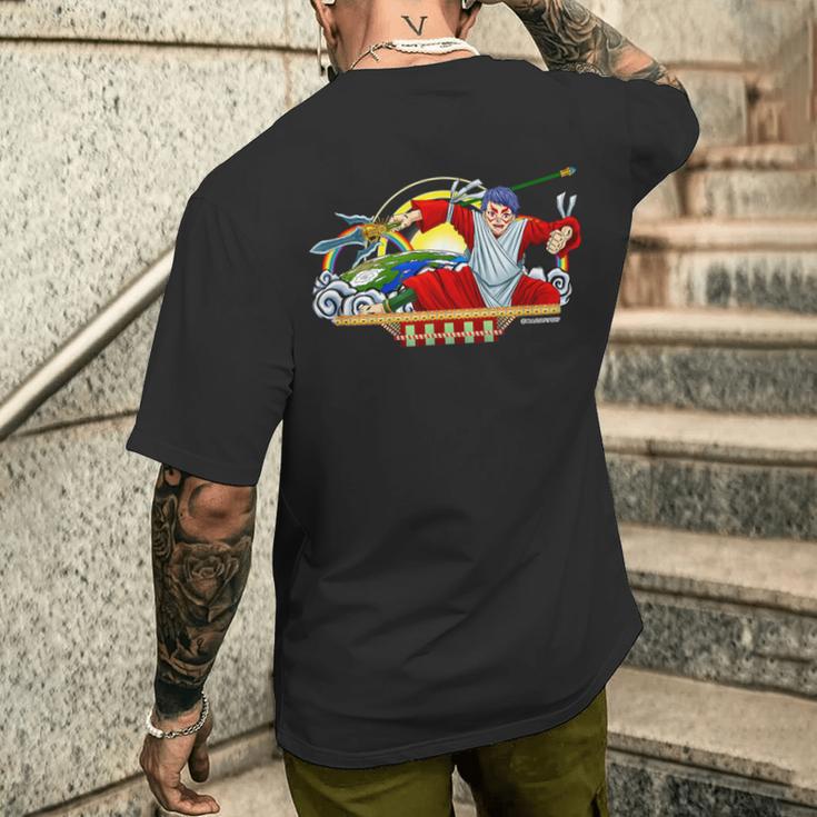 ねぶたデザイン シン メンズTシャツ バックプリント 彼への贈り物