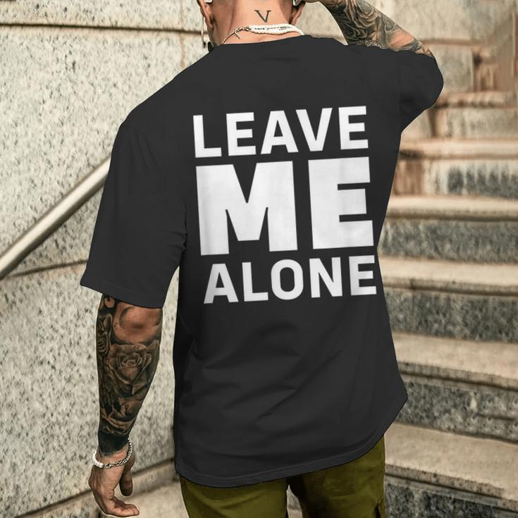 ほっといてくれ メンズTシャツ バックプリント 彼への贈り物