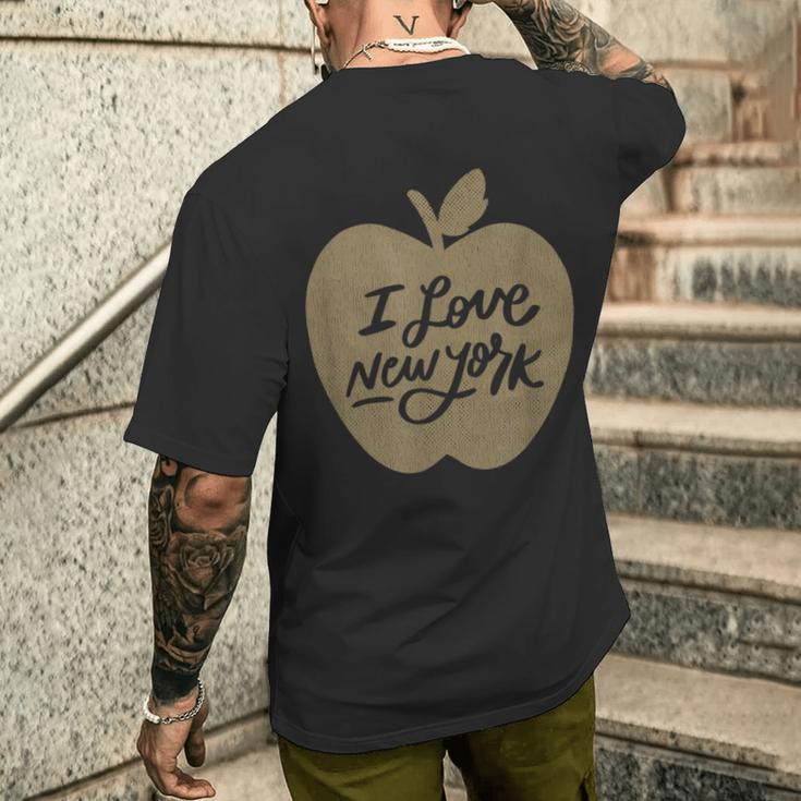 アイラブニューヨーク お土産 ニューヨーク メンズTシャツ バックプリント 彼への贈り物