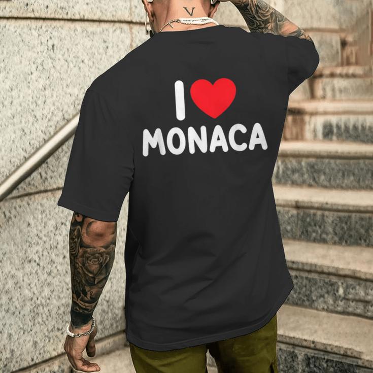 アイ・ラブ・モナカ メンズTシャツ バックプリント 彼への贈り物