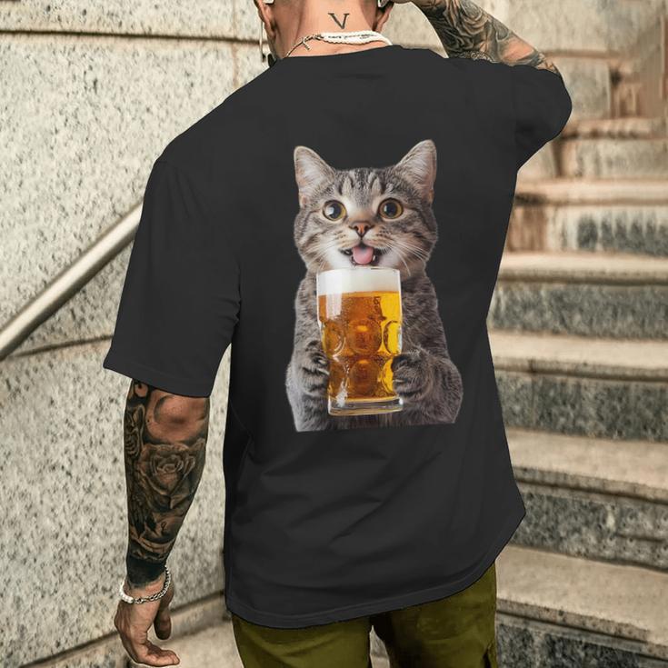 アメリカンショートヘアビール メンズTシャツ バックプリント 彼への贈り物
