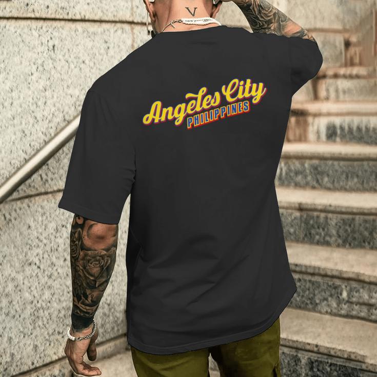 アンヘレスシティフィリピン 長袖tシャツ メンズTシャツ バックプリント 彼への贈り物