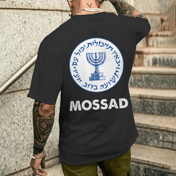 イスラエル・モサド メンズTシャツ バックプリント 彼への贈り物