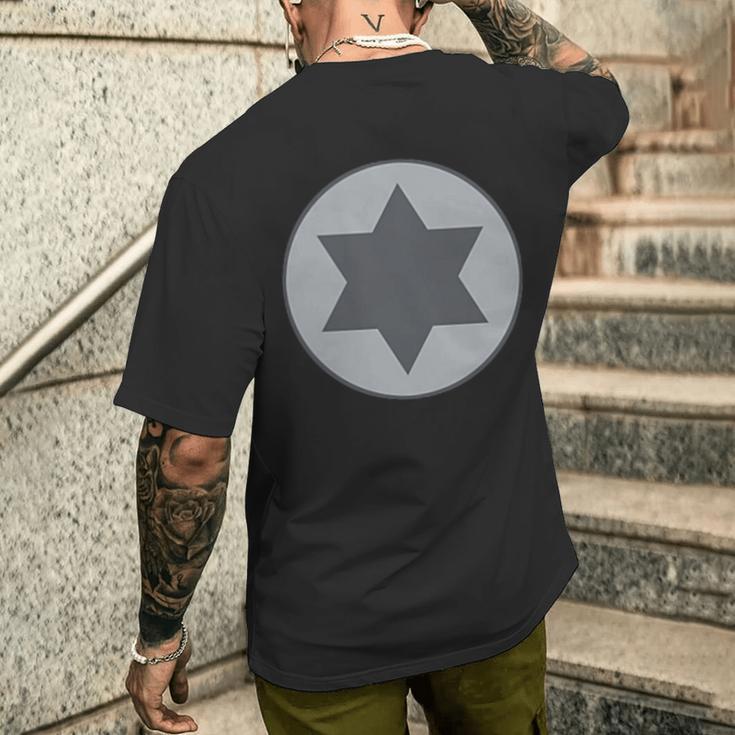 イスラエル空軍 イスラエル防衛隊 ラウンデル ローヴィスバージョン メンズTシャツ バックプリント 彼への贈り物