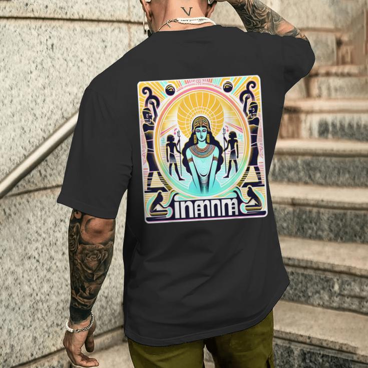 イナンナ神 メンズTシャツ バックプリント 彼への贈り物