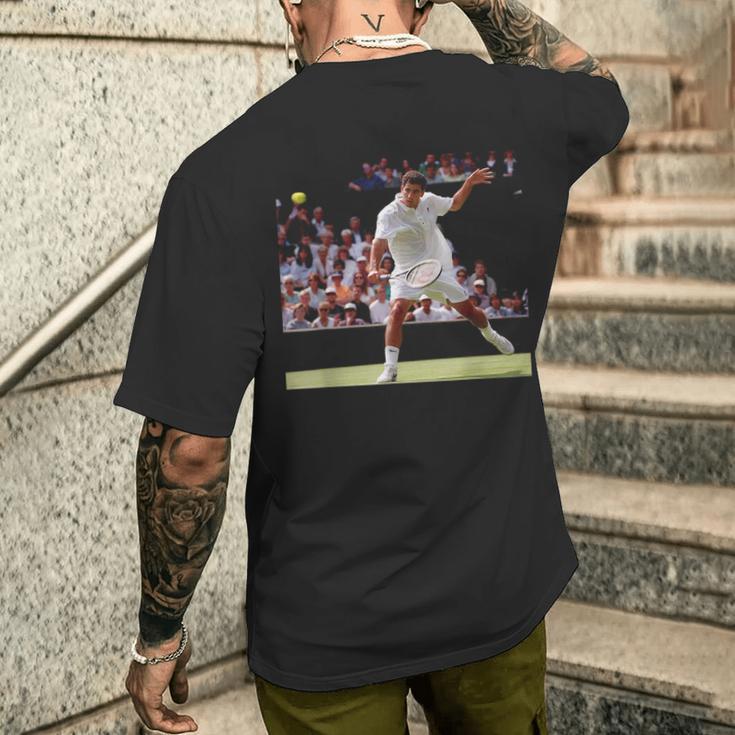ウィンブルドン テニス ピート・サンプラス 1996 メンズTシャツ バックプリント 彼への贈り物