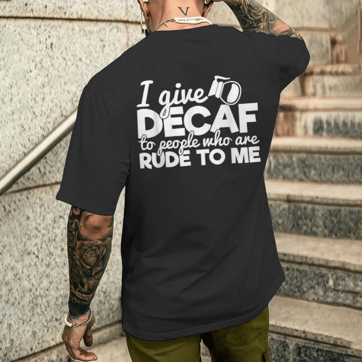 ウェイター ダイナー ウェイトレス メンズTシャツ バックプリント 彼への贈り物