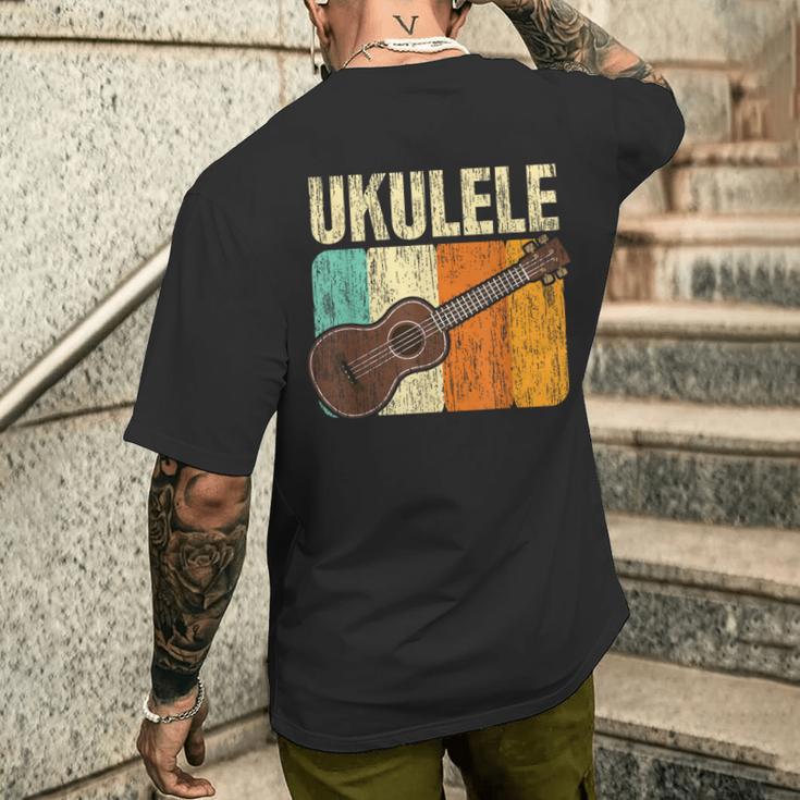 ウクレレ ビンテージ メンズTシャツ バックプリント 彼への贈り物
