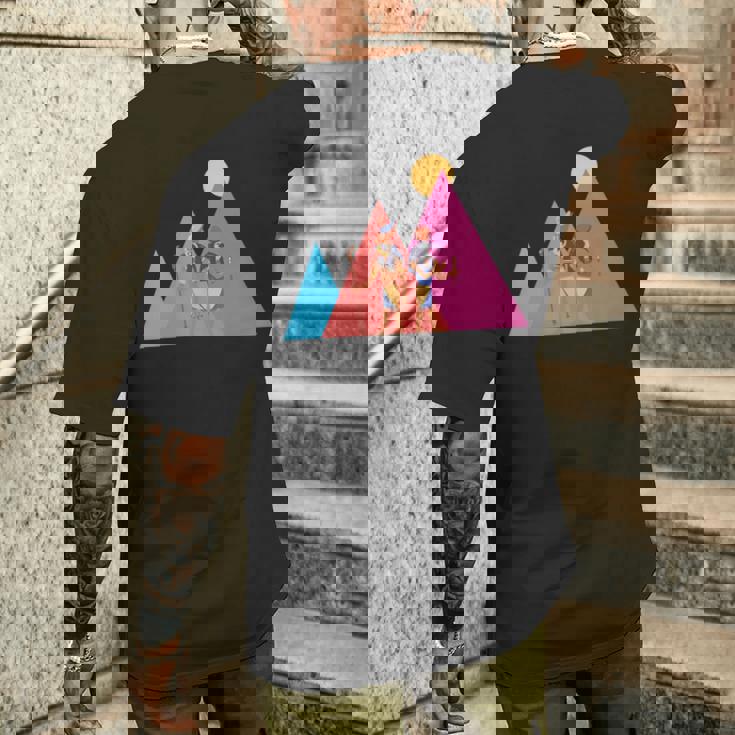エジプトのピラミッド I エジプトの神々 考古学 エジプト 長袖tシャツ メンズTシャツ バックプリント 彼への贈り物