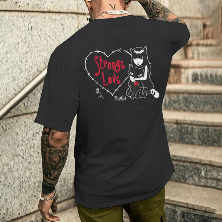 エミリーザストレンジストレンジラブ メンズTシャツ バックプリント 彼への贈り物