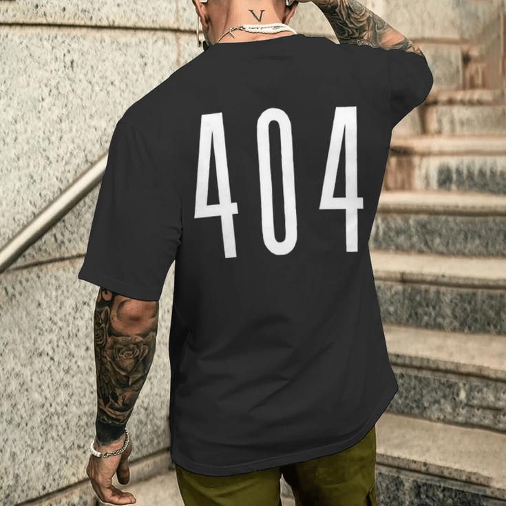 エリアコード 404 アトランタ ジョージア Ga Four Zero Four 404 長袖tシャツ メンズTシャツ バックプリント 彼への贈り物