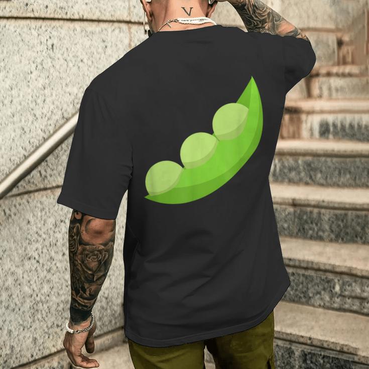 エンドウ豆のさや メンズTシャツ バックプリント 彼への贈り物