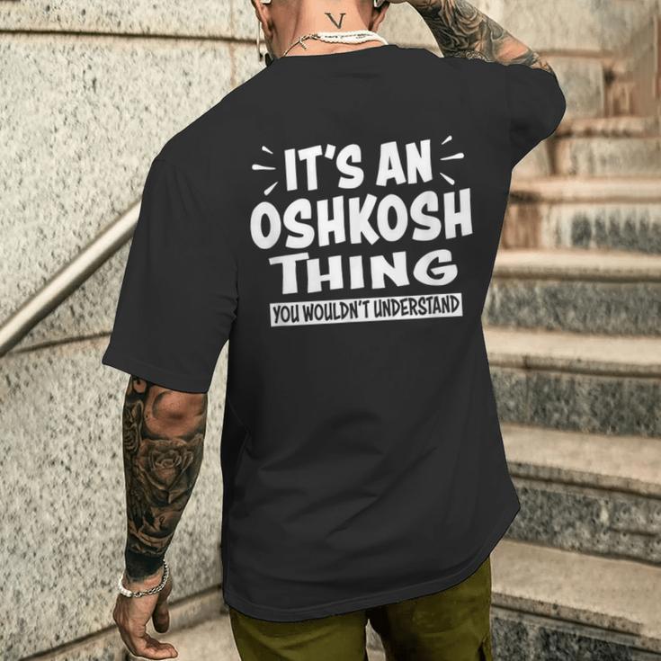 オシュコシュ旅行好きにはわからないこと メンズTシャツ バックプリント 彼への贈り物