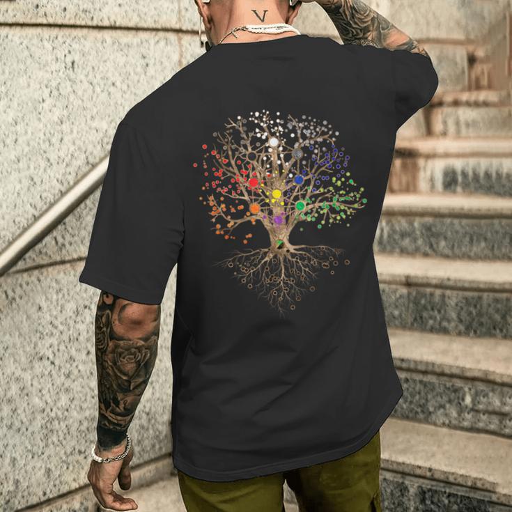 カバラ 生命の樹 エッツ・ハイム メンズTシャツ バックプリント 彼への贈り物