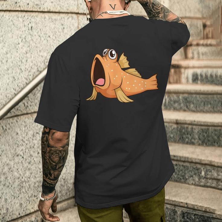 カワイイ ムツゴロウ メンズTシャツ バックプリント 彼への贈り物