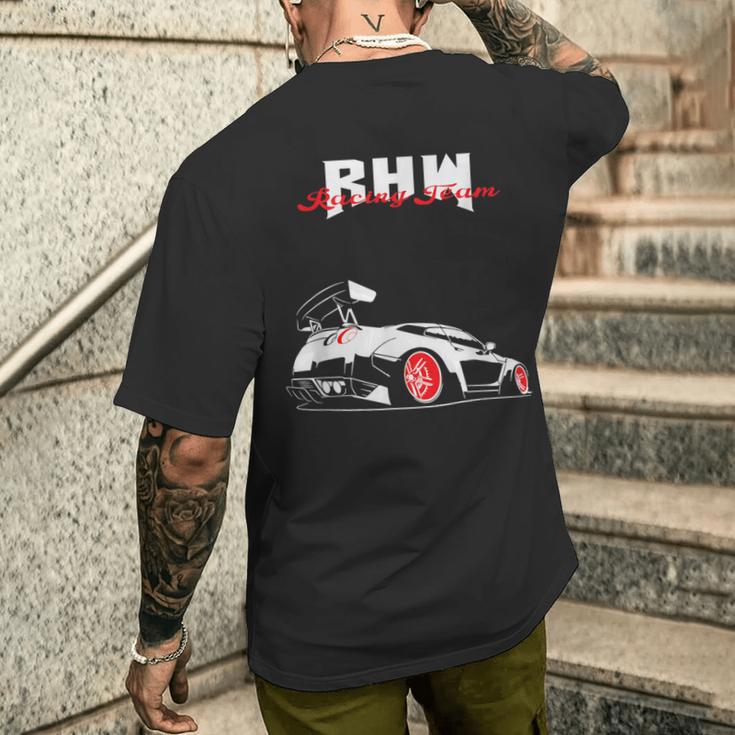 カーレース モーター愛好家 Gt R 35 ストリート Jdm ミームコイン メンズTシャツ バックプリント 彼への贈り物
