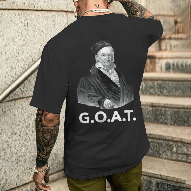 ガウス 数学と科学の数学 メンズTシャツ バックプリント 彼への贈り物