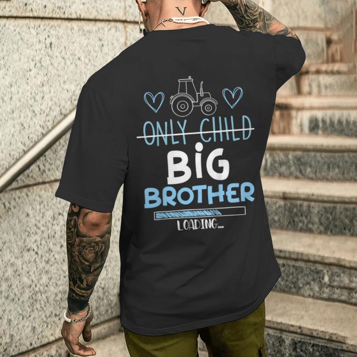 キッズ Big Brother Only Child Tractor Baby Reveal メンズTシャツ バックプリント 彼への贈り物