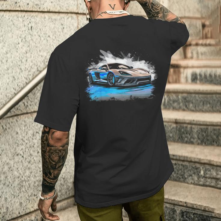 キッズ スポーツカー ボーイズ メンズTシャツ バックプリント 彼への贈り物