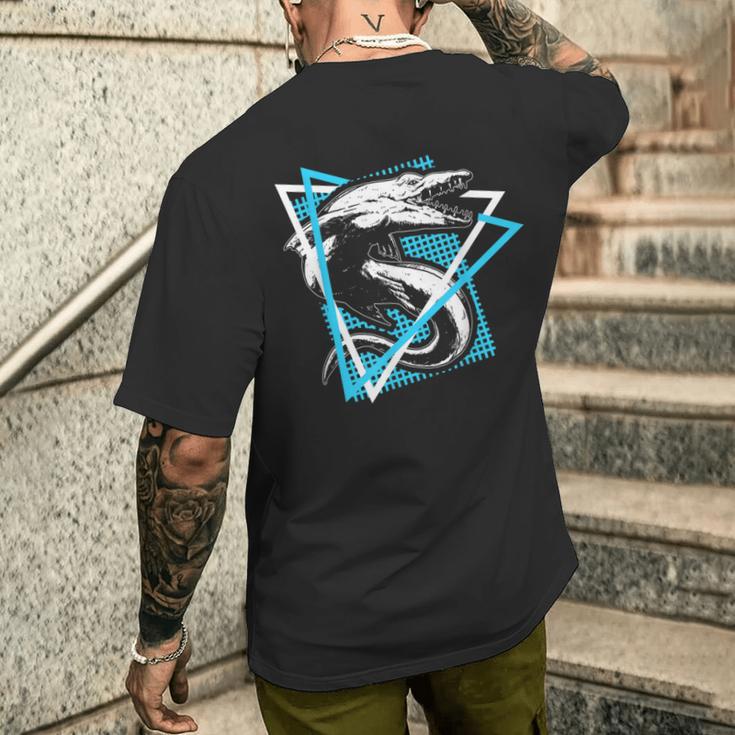 キッズ 先史時代モササウルス メンズTシャツ バックプリント 彼への贈り物