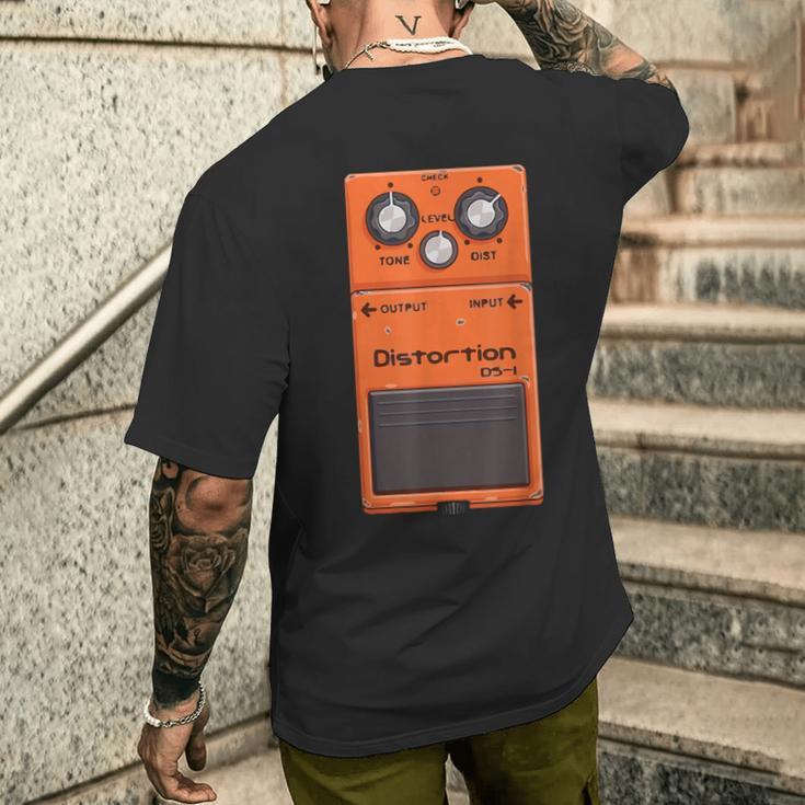 ギター ペダル アンプ 漫画 クール 音楽愛好家 ギフト メンズTシャツ バックプリント 彼への贈り物