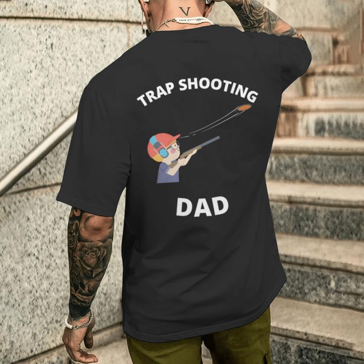 クレイトラップ 射撃 お父さん アウトドア スポーツ メンズ 長袖tシャツ メンズTシャツ バックプリント 彼への贈り物