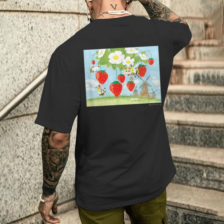クレヨンしんちゃん ハチに変身！ メンズTシャツ バックプリント 彼への贈り物
