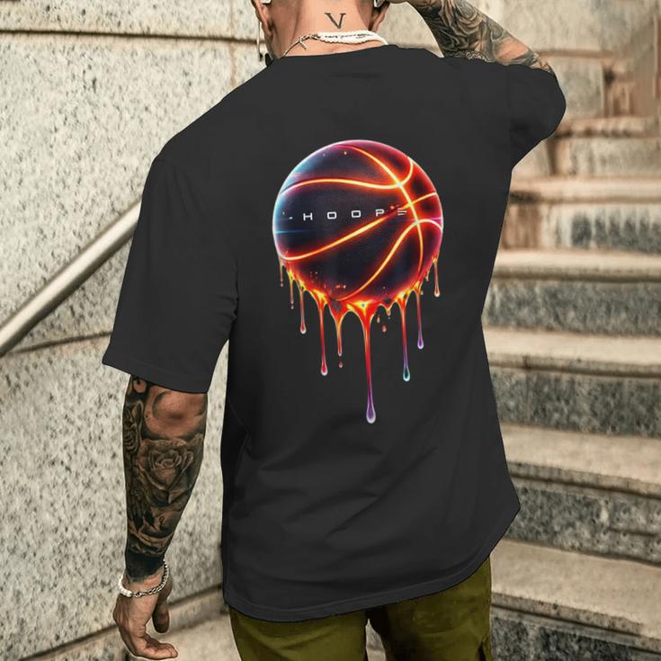 クールなバスケットボール メンズTシャツ バックプリント 彼への贈り物