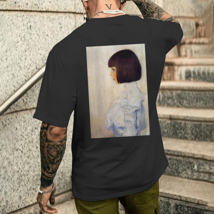 グスタフ・クリムト作品。 メンズTシャツ バックプリント 彼への贈り物