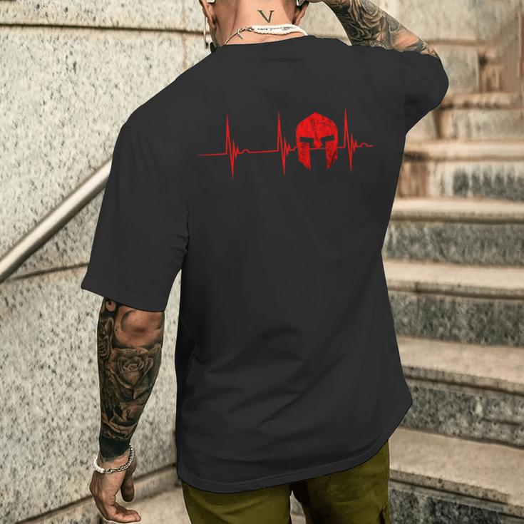 グラディエーター スパルタノ ハートビート インパルス スパルタ メンズTシャツ バックプリント 彼への贈り物