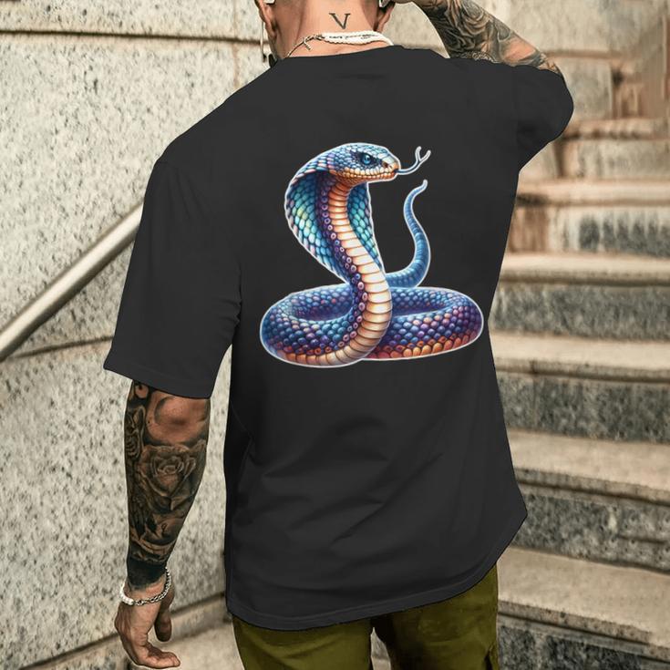 コブラ蛇蛇×キングコブラ メンズTシャツ バックプリント 彼への贈り物