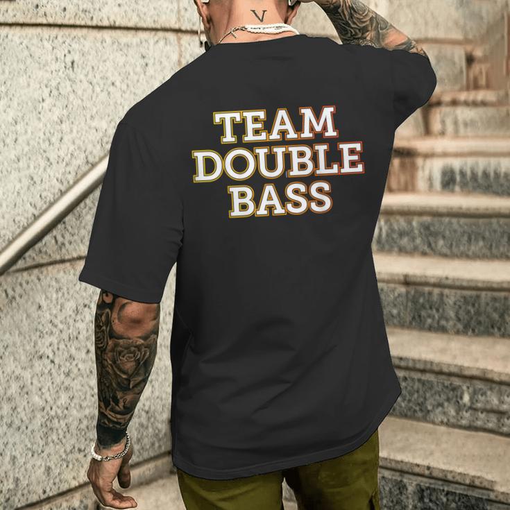 コントラバス奏者にとっては面白く、コントラバス奏者にとってはクールである メンズTシャツ バックプリント 彼への贈り物