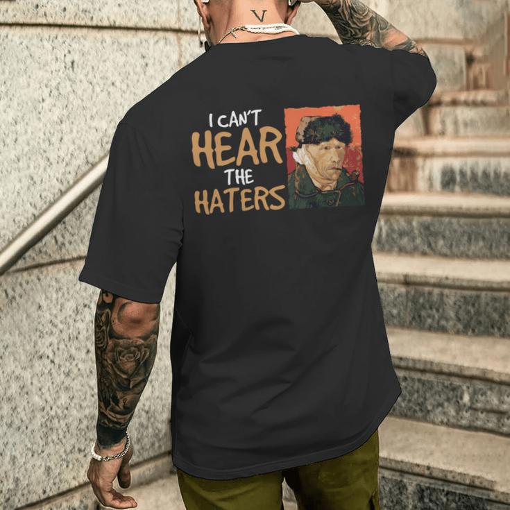 ゴッホ嫌い 美術史 ミーム 面白い 耳 ユーモア ポートレート 長袖tシャツ メンズTシャツ バックプリント 彼への贈り物