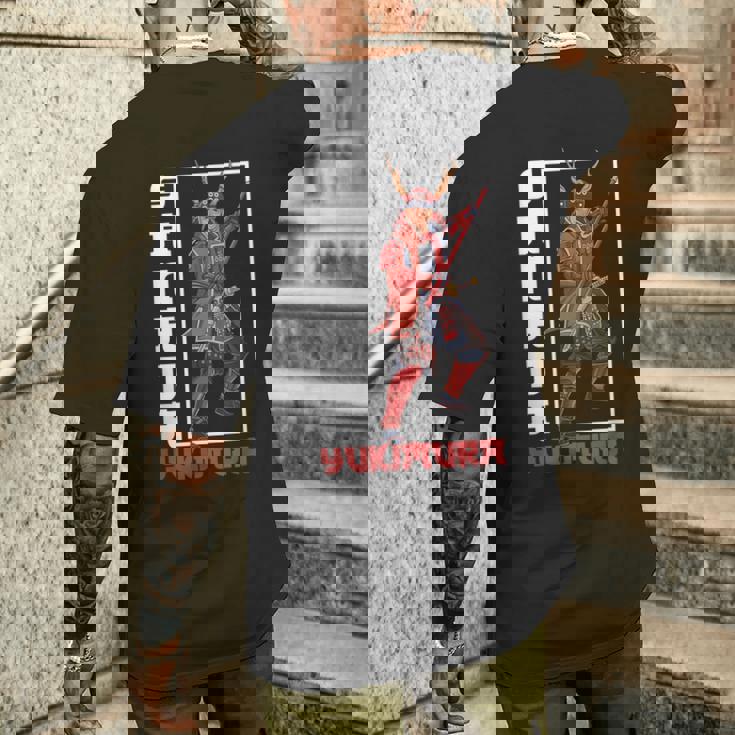 サムライ真田幸村 メンズTシャツ バックプリント 彼への贈り物