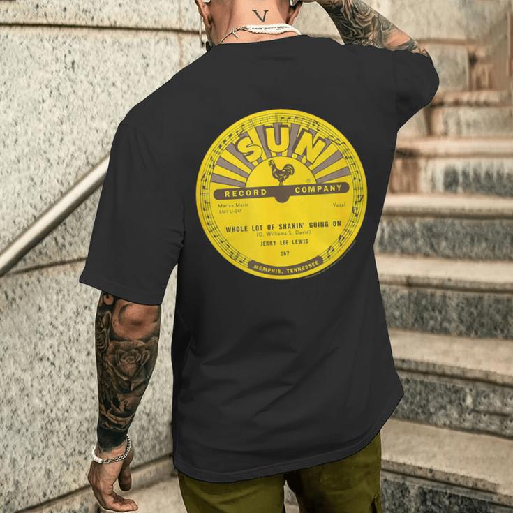 サンレコードビニールジェリー・リー・ルイスホール・ロット・オブ・シェイキン メンズTシャツ バックプリント 彼への贈り物