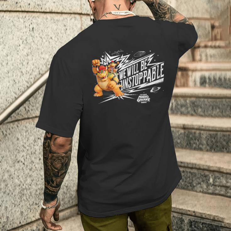 ザ・スーパーマリオギャラクシー・ムービー Boss Battle メンズTシャツ バックプリント 彼への贈り物