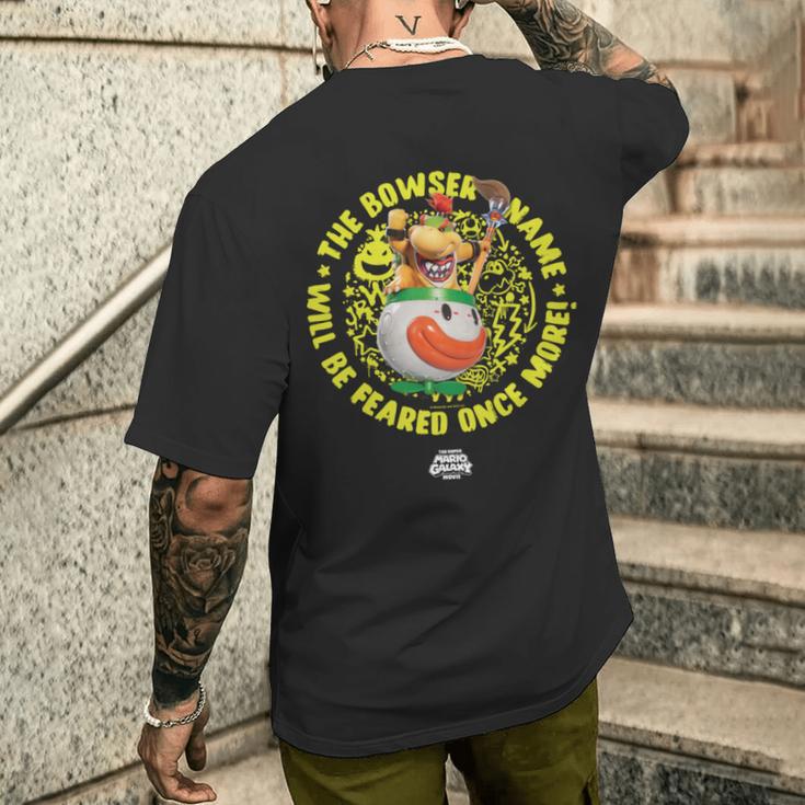 ザ・スーパーマリオギャラクシー・ムービー Bowser Jr Feared 長袖tシャツ メンズTシャツ バックプリント 彼への贈り物