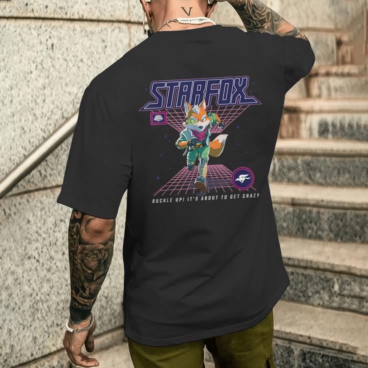 ザ・スーパーマリオギャラクシー・ムービーtarfox About To Get Crazy メンズTシャツ バックプリント 彼への贈り物