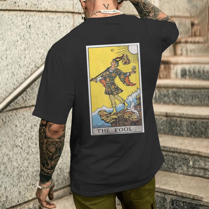 ザ・フール・タロットカード メンズTシャツ バックプリント 彼への贈り物