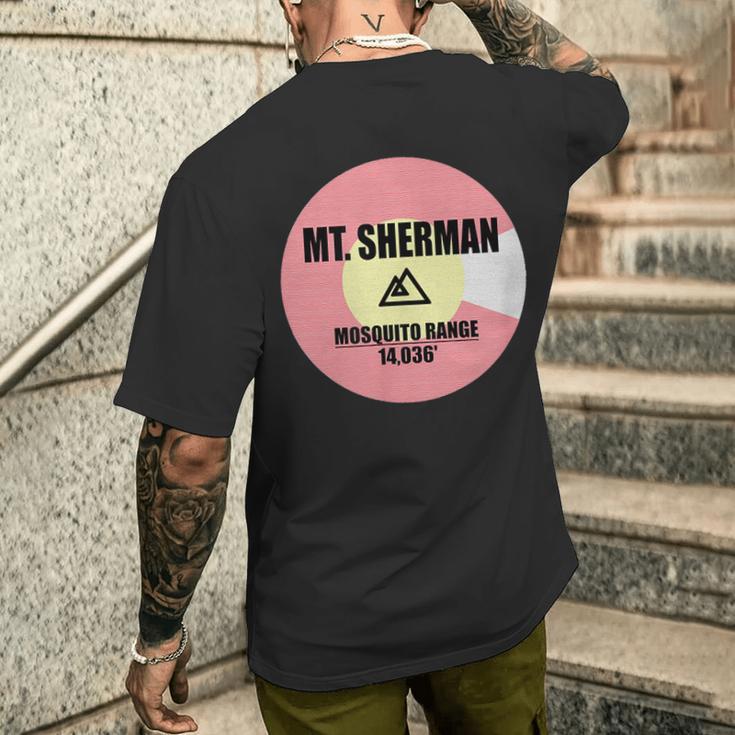 シャーマン山 コロラド メンズTシャツ バックプリント 彼への贈り物