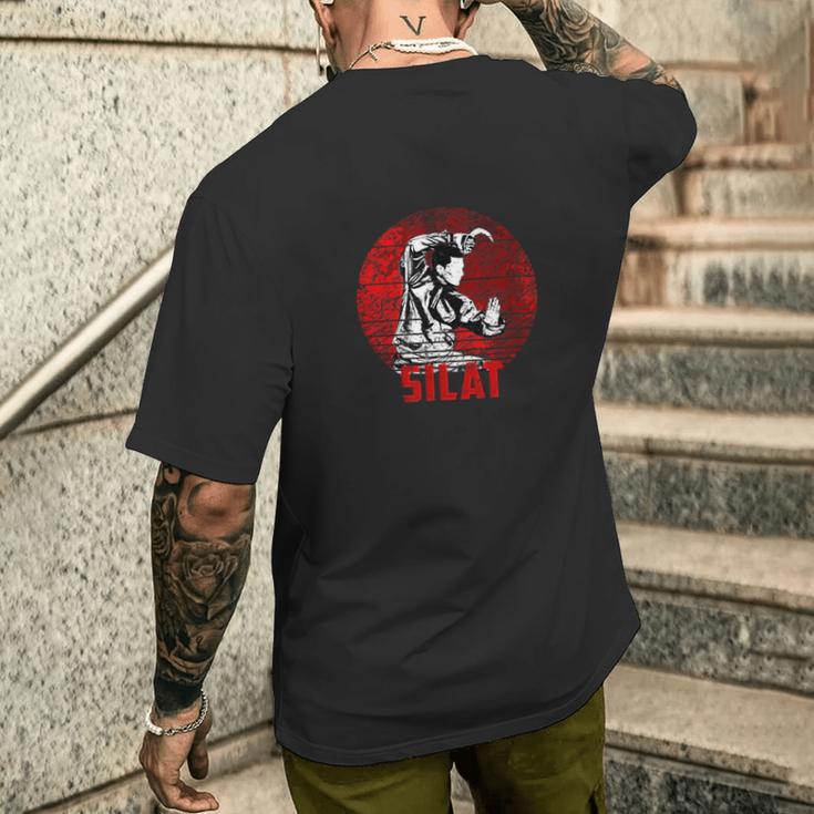 シラット メンズTシャツ バックプリント 彼への贈り物