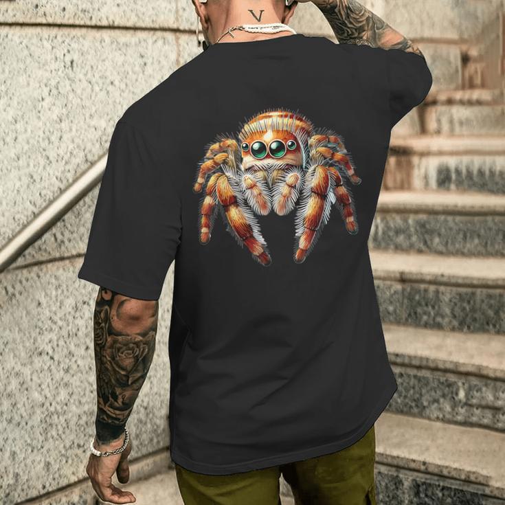 ジャンピングスパイダー メンズTシャツ バックプリント 彼への贈り物