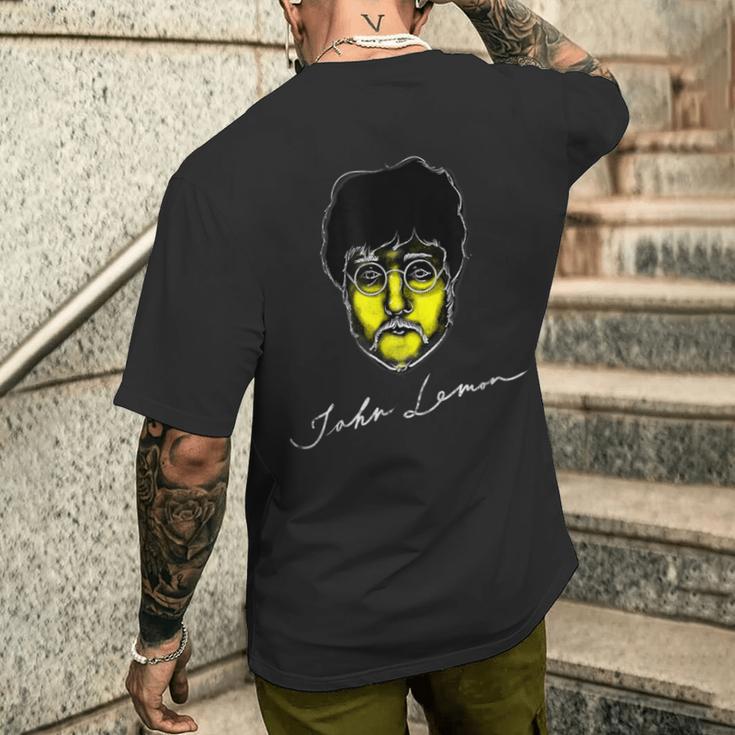 ジョンレモン デザイン ギフト メンズTシャツ バックプリント 彼への贈り物