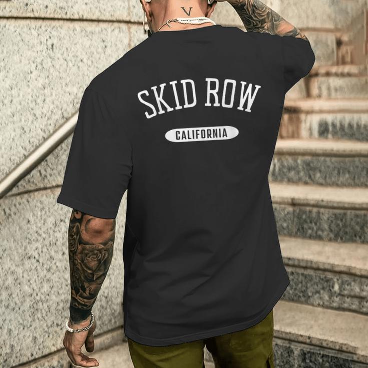 スキッドローシャツ クラシックスタイル スキッドロウ カリフォルニア Ca メンズTシャツ バックプリント 彼への贈り物