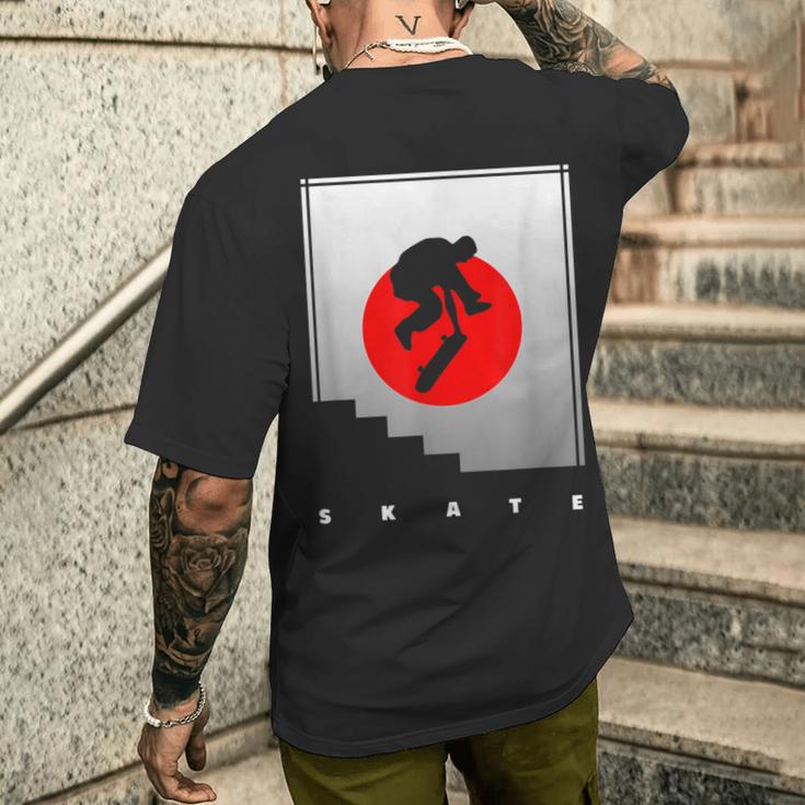 スケートボードアパレル スケートボーダー スケートボード メンズTシャツ バックプリント 彼への贈り物