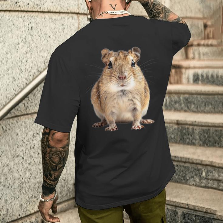 スナネズミ。 メンズTシャツ バックプリント 彼への贈り物