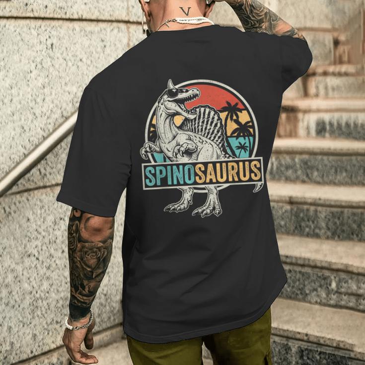 スピノサウルス ミラビリス 恐竜 メンズTシャツ バックプリント 彼への贈り物