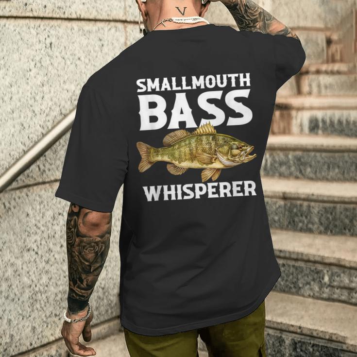 スモールマウスバス ウィスパラー コクチバス メンズTシャツ バックプリント 彼への贈り物
